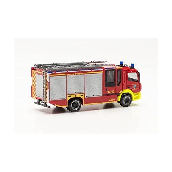 herpa Mercedes-Benz maquette camion Atego 13 Ziegler Z-Cab LF Pompiers volontaires de Weißenbrunn, échelle 1/87, model allem