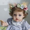 Poupées Reborn, 14 pouces bébé fille Reborn en silicone, poupée nouveau-né, coffret cadeau pour enfants