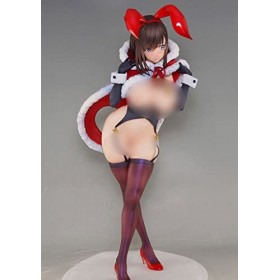 IMMANANT Chiffre danime Figurine ECCHI Lapin de Noël 1/6 Figurine Complète Modèle de personnage danime/statue Jolie fille L