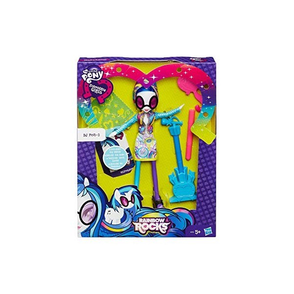 My Little Pony – Equestria Girls – Rainbow Rocks – Deluxe – DJ Pon-3 – Poupée 23 cm