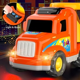 Ci Vetch Jouet de voiture à partir de 2 ans - Jouet Cars pour enfants - 5 en 1 - Camion de construction - Véhicules de voitur