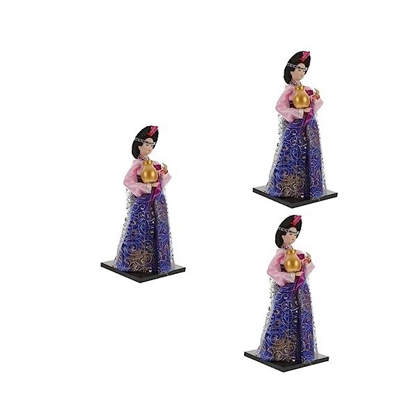 Toyvian 2 Pièces Poupée Coréenne Figurine Coréenne Décoration Accessoires pour La Maison Decoraciones Para Salas De CASA Kabu