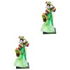 Toyvian 2 Pièces Poupée Coréenne Figurine Coréenne Décoration Accessoires pour La Maison Decoraciones Para Salas De CASA Kabu