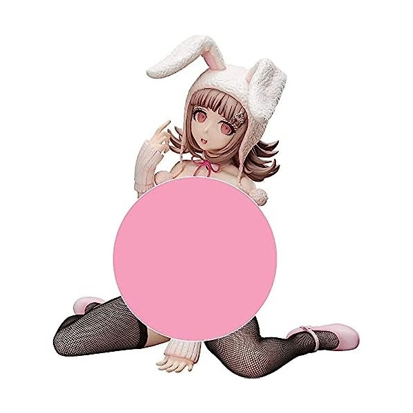 NEWLIA Figurine Ecchi Anime Figuren-Nanami Chiaki 1/4 Bunny Ver. Anime à Collectionner/Personnage modèle PVC Statue poupée mo