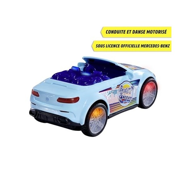 Dickie - Mercedes Classe E Beatz Spinner - Véhicule Danseur - 23cm - Sons et Lumières - Dès 3 Ans - 203765008