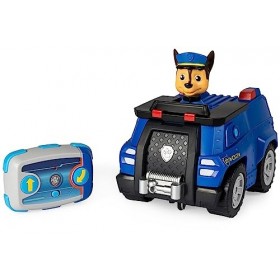 PAW PATROL LA Pat Patrouille - VÉHICULE RC Chase - Voiture Radiocommandée avec Télécommande Adaptée Aux Petites Mains & Amaz