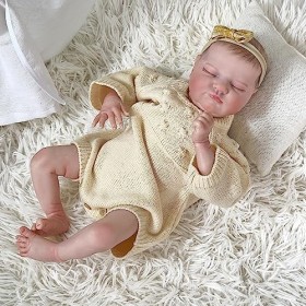 Pinky Reborn Poupée Reborn réaliste - 50,8 cm - Poupée Reborn lestée - Meilleur ensemble danniversaire pour enfants à partir