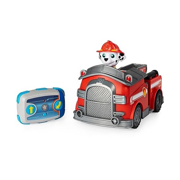 PAW PATROL LA Pat Patrouille - VÉHICULE RC Chase - Voiture Radiocommandée avec Télécommande Adaptée Aux Petites Mains & Amaz