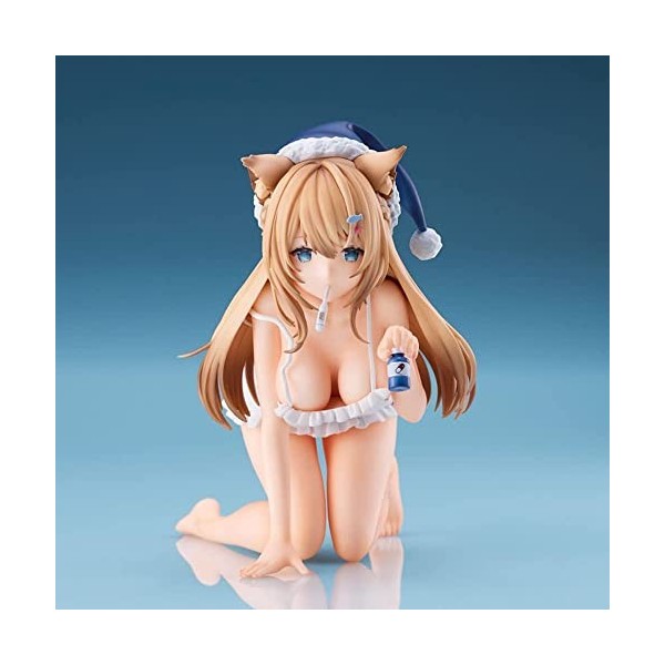 BOANUT Ecchi Figure Onetsu Neko koron-Chan Genoux Figurines Pleines Figurines animées Figurines Jouets modèles Collection pou