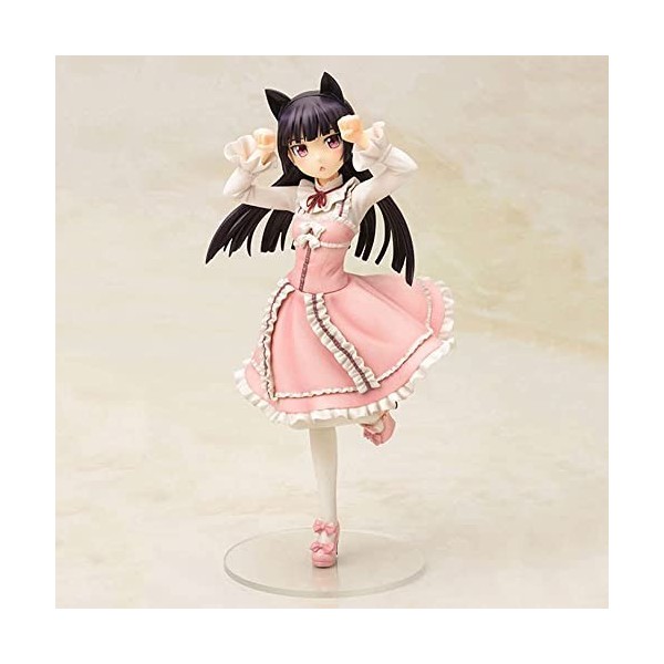 BOANUT Ecchi Figure Oreimo 2 - Kuroneko- Sweet Lolita Figure Complète Anime Figure Mignon Personnage de Dessin Animé Jouet St