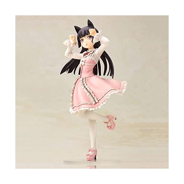 BOANUT Ecchi Figure Oreimo 2 - Kuroneko- Sweet Lolita Figure Complète Anime Figure Mignon Personnage de Dessin Animé Jouet St