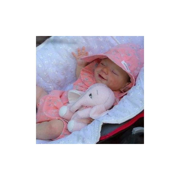 Poupée de Renaissance Faite à la Main, renaissant bébé de poupées en Silicone en Silicone, Qui a lair réel bébé Dormant, 22 