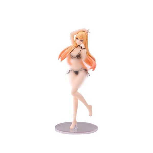 MKYOKO Figurine ECCHI-Kitagawa Marin - Maillot de Bain Ver. 1/7-Statue danime/vêtements Amovibles/Jolie Fille Adulte/modèle 