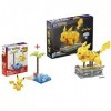 MEGA Pokémon Lot Collector Pikachu HGC23 + Coffret De Construction avec Figurine Pikachu Aventure À La Plage HDL76 , Const