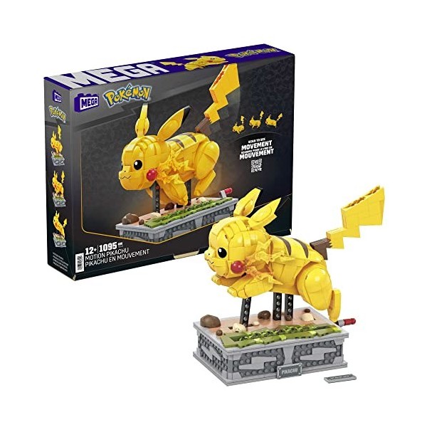 MEGA Pokémon Lot Collector Pikachu HGC23 + Coffret De Construction avec Figurine Pikachu Aventure À La Plage HDL76 , Const