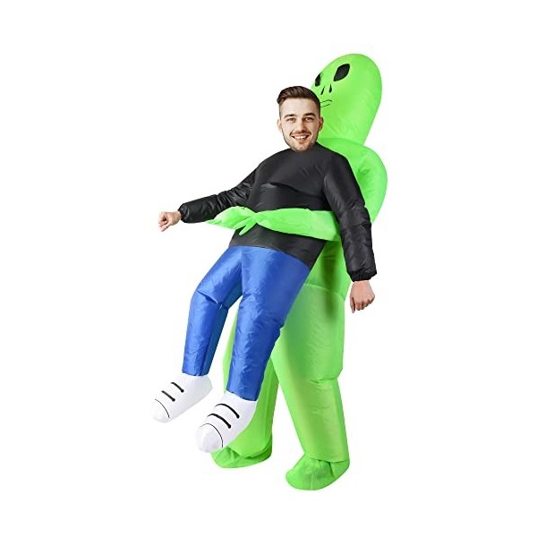 HYLQUP costume gonflable alien pour homme et femme convient pour les spectacles et les fêtes halloween adulte gonflable costu