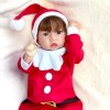 FARMAHAR PoupéE BéBé RéAliste Silicone, 18 Pouces Travail Manuel BéBé Reborn en Silicone danniversaire Ou De NoëL,E-Boy