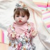 FARMAHAR BéBé Reborn, 18Pouces 46Cm éTanche PoupéEs Reborn en Silicone, pour Les Enfants à Partir De 3 Ans en Tant Que Comp