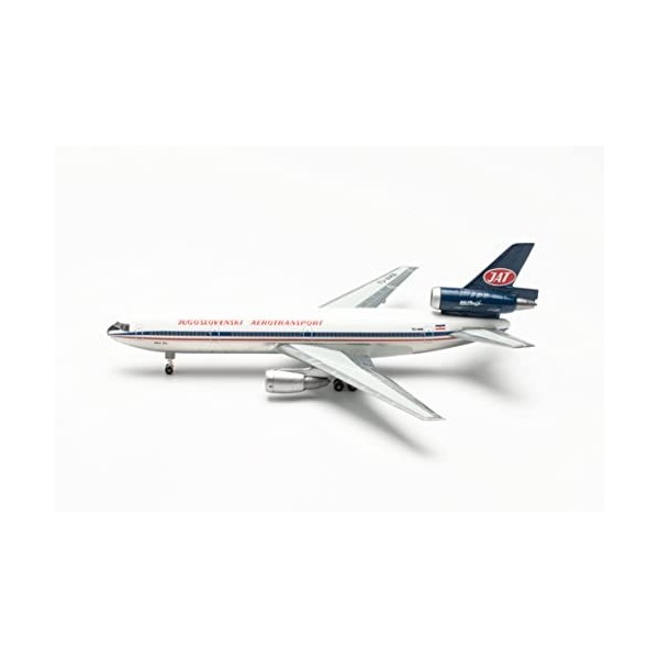 Herpa Miniaturmodelle JAT - Yugoslav Airlines Mcdonnell Douglas DC-10-30 – YU-AMA “Nikola Tesla”