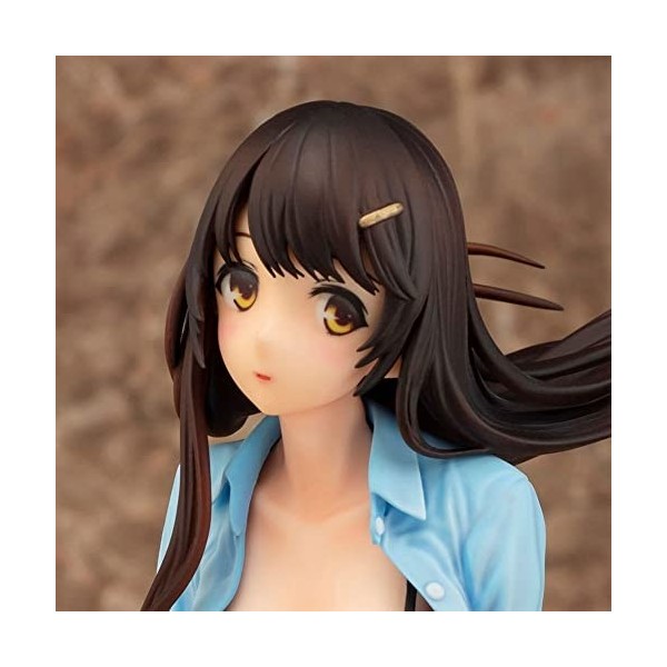 IMMANANT Chiffre danime Ran-sempai -Houkago No Hitotoki- 1/7 Figurine Ecchi Les vêtements sont amovibles Statue de personnag