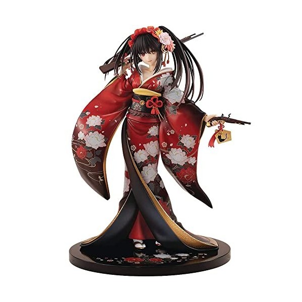 PIELUS Figurine Ecchi Date A Live -Tokisaki Kurumi- 1/7 Kimono séduisant Ver. Figure danime Fille Statue Jouet Décor de poup