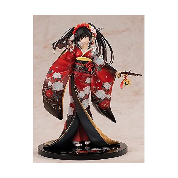 PIELUS Figurine Ecchi Date A Live -Tokisaki Kurumi- 1/7 Kimono séduisant Ver. Figure danime Fille Statue Jouet Décor de poup