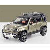 ARCADORA 1/24 Diecast Model Car Pullback Véhicule Collection de jouets pour Land Rover New Defender 110, cadeau pour enfants,