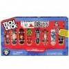 TECH DECK - FINGER SKATE - COFFRET 25E ANNIVERSAIRE 8 FINGER SKATES - 8 Authentiques Finger Skates A Collectionner Et 1 Figur