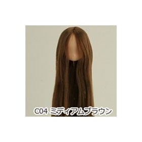 1/6 scale Obitsu 11cm rooted infant head 11HD-D01NC04 Natural skin Medium brown hair by Obitsu