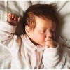 CHENGYUAN Réaliste Poupées dort Reborn Baby Silicone Complet Souple Réaliste Nourrir Poupées Jouets De Cadeaux De Noël pour E