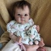 Zero Pam Poupée Reborn 18 Pouces 45cm Bebe Reborn Fille Silicone avec Corps en Tissu Doux Bébé Reborn Réaliste Poupée Nouveau