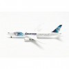 Herpa Maquette Egyptair Boeing 787-9 Dreamliner – SU-GEU, echelle 1/500, Model, pièce de Collection, davion sans Support, Fi