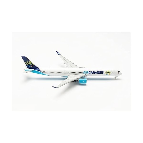 Herpa Maquette Air Caraïbes Airbus A350-1000, F-HMIL, echelle 1/500, Model, pièce de Collection, davion sans Support, Figuri