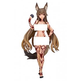 SOPTEC ECCHI Figure- Kitsune Mimi-san 1/5-Anime Statue/Décoloration à Température Contrôlée/Adulte Jolie Fille/Modèle de Coll