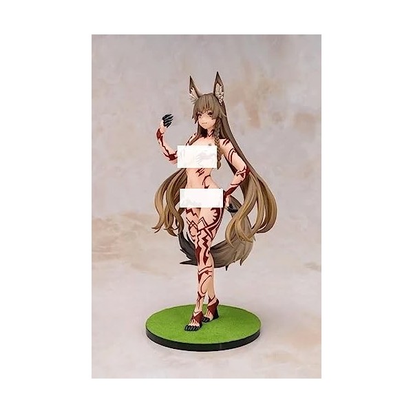 SOPTEC ECCHI Figure- Kitsune Mimi-san 1/5-Anime Statue/Décoloration à Température Contrôlée/Adulte Jolie Fille/Modèle de Coll