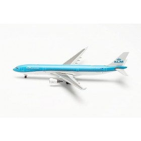 Herpa Maquette KLM Airbus A330-300 – PH-AKB Piazza Navona-Roma, echelle 1/500, Model, pièce de Collection, davion sans Suppo