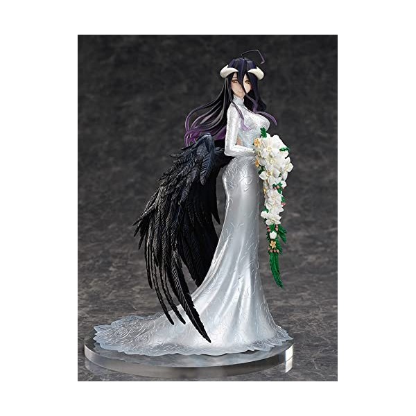 NATSYSTEMS Chiffre danime Overlord -Albedo- 1/7 Mariage Ver. Figurine Ecchi Jolie poupée Modèle Décoration Collection de Sta