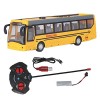 Ozgkee Jouet de Bus Télécommandé, Haute Simulation dans Toutes Les Directions Conduisant Un Bus Scolaire RC Rechargeable pour