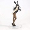 BOANUT La Figurine Ecchi ne rêve Pas de Bunny Girl Senpai Sakurajima Mai Bunny Ver. Statue de Personnage de Dessin animé Mign