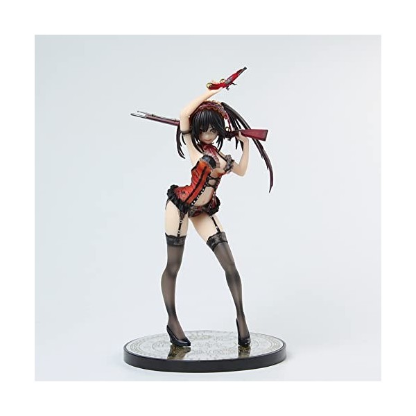 COCOMUSCLES Figurine ECCHI - Date A Live - Kurumi Tokisaki - Lingerie Ver. 1/7 - Creators Collection - Figurine complète - C