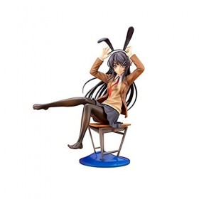 FABRIOUS Figurine Ecchi Chiffre danime/Statue Modèle de Personnage de Bande dessinée 1/8 Bunny Girl Sakurajima Mai - Mignonn