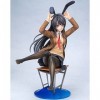 FABRIOUS Figurine Ecchi Chiffre danime/Statue Modèle de Personnage de Bande dessinée 1/8 Bunny Girl Sakurajima Mai - Mignonn