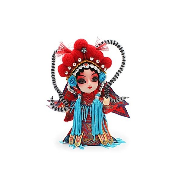 DHHHC Figurine Mignonne Style Chinois opéra de pékin Personnage poupée Bureau Art Ornement Magasin Chambre Bureau à Domicile 