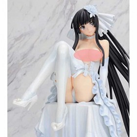 POMONO Waifu Figure T2 Art Girls Yuno Narukami 1/8 Anime Personnage Statues Robe De Mariée VER. Ange Assis Posture Poupée Mig