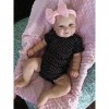 Pinky Reborn Réaliste Bebe Reborn 20 Pouces 50 cm Poupée Reborn Réaliste Lifelike Mignon Nouveau-né Reborn Baby Dolls Fille J