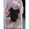 Pinky Reborn Réaliste Bebe Reborn 20 Pouces 50 cm Poupée Reborn Réaliste Lifelike Mignon Nouveau-né Reborn Baby Dolls Fille J