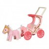 Baby Annabell Little Calèche & Poney 707210 - pour poupées de 36 cm à 43 cm pour Les Tout-Petits - Le calèche Contient des Ef