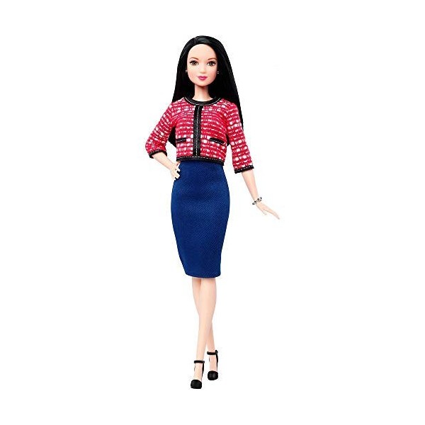 Barbie Métiers poupée Présidente brune avec blazer et jupe crayon, jouet pour enfant, GFX28