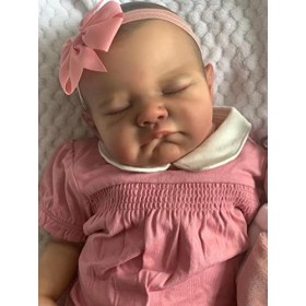 Zero Pam Bebe Reborn Fille 48cm Corps Souple Poupée Reborn Réaliste Bébé Endormi Poupee Reborn Realiste Et Veritable Silicone