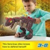 Imaginext Jurassic World Figurine Dinosaure Carnotaurus Attaque De Piques 28 Cm Avec Bébé Vélociraptor, 2 Éléments De Jeu, Jo